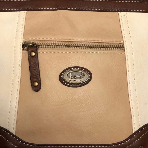 B.O.C. Born Concept Shoulder Bag In Cream/Brown - Picture 4 of 12